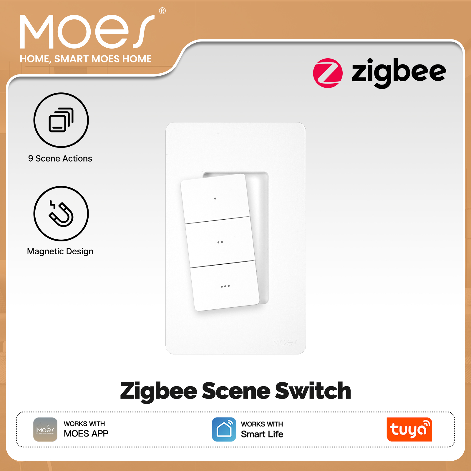 MOES Tuya Zigbee Smart Wireles - Smart Relay Tuya review and price