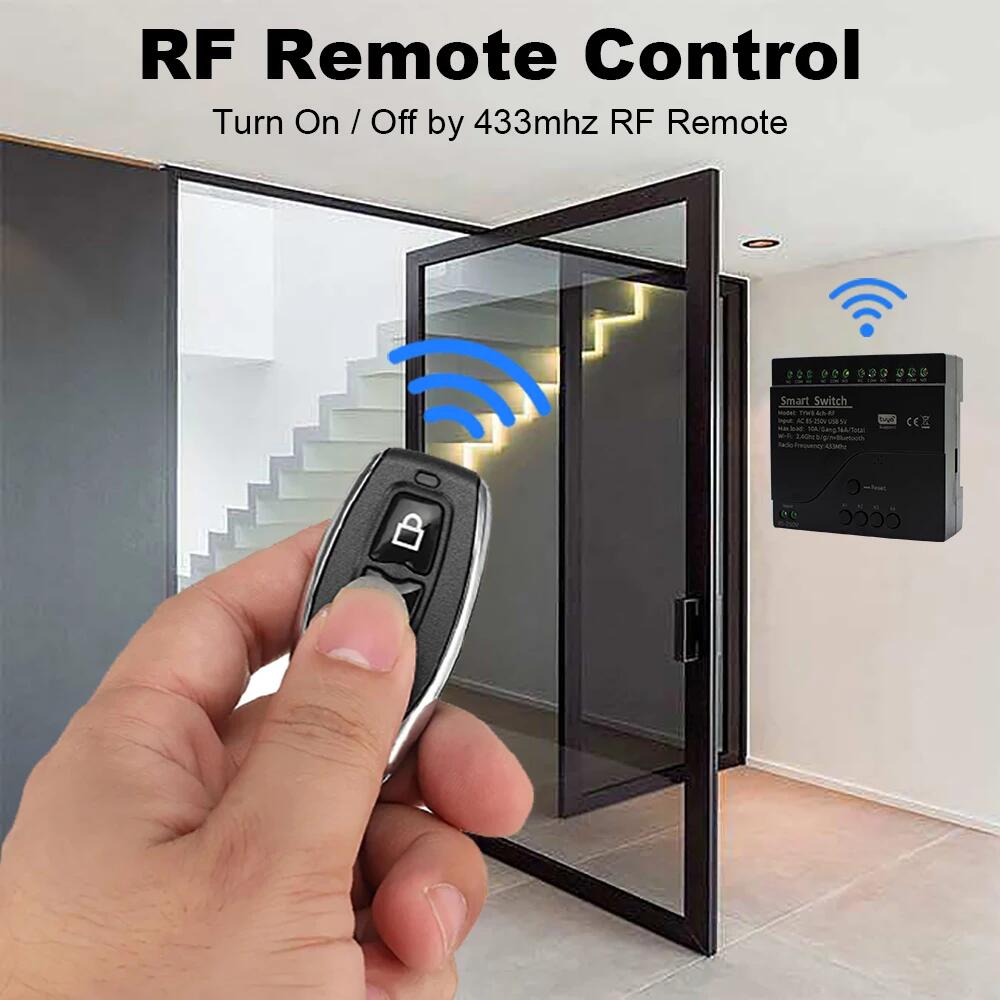 Black Style Tuya 4CH Wifi Smar - Tuya 4 Channel review and price
