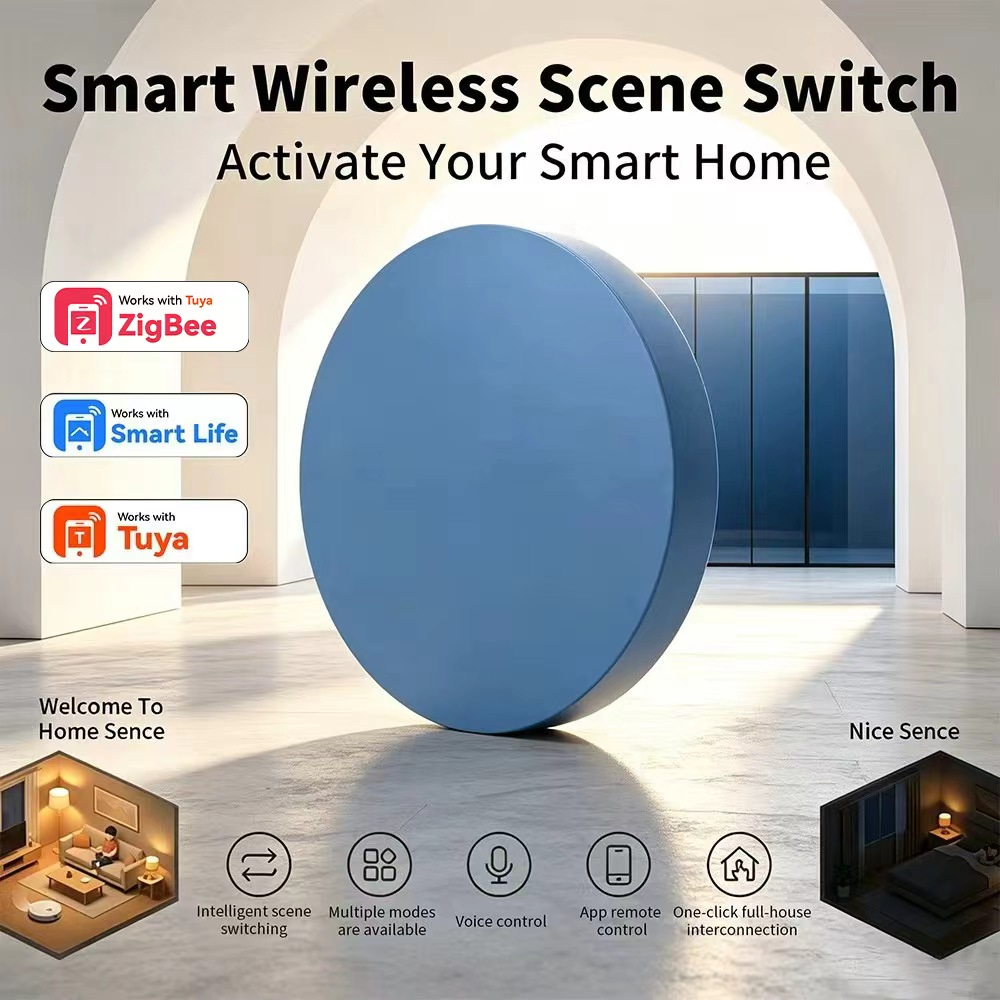 Zigbee Smart Scene Push Button - Smart Relay Tuya review and price