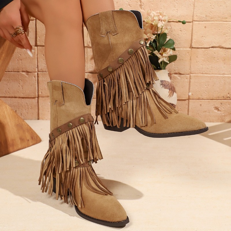 Vintage Tassel Trousers Bootie - Tasmota review and price