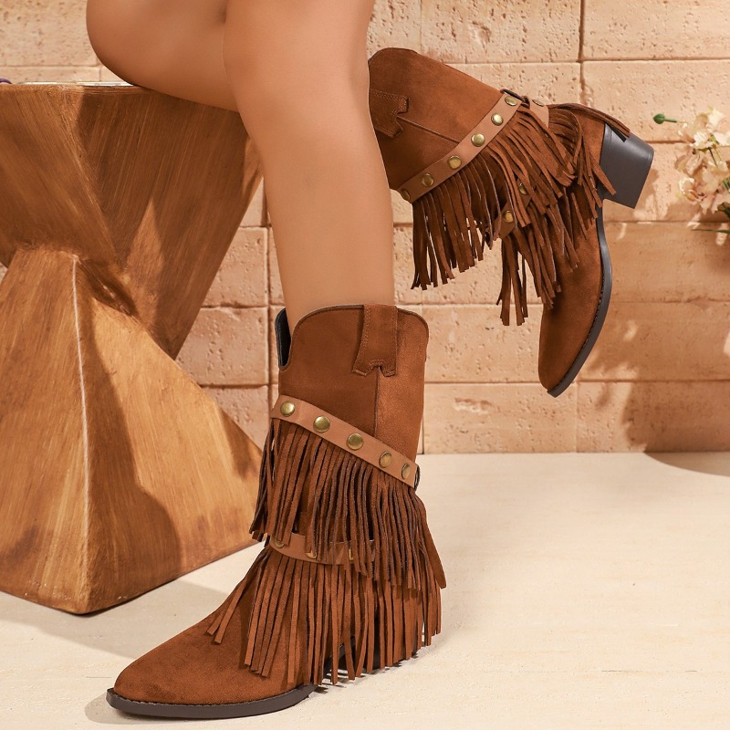 Vintage Tassel Trousers Bootie - Tasmota review and price
